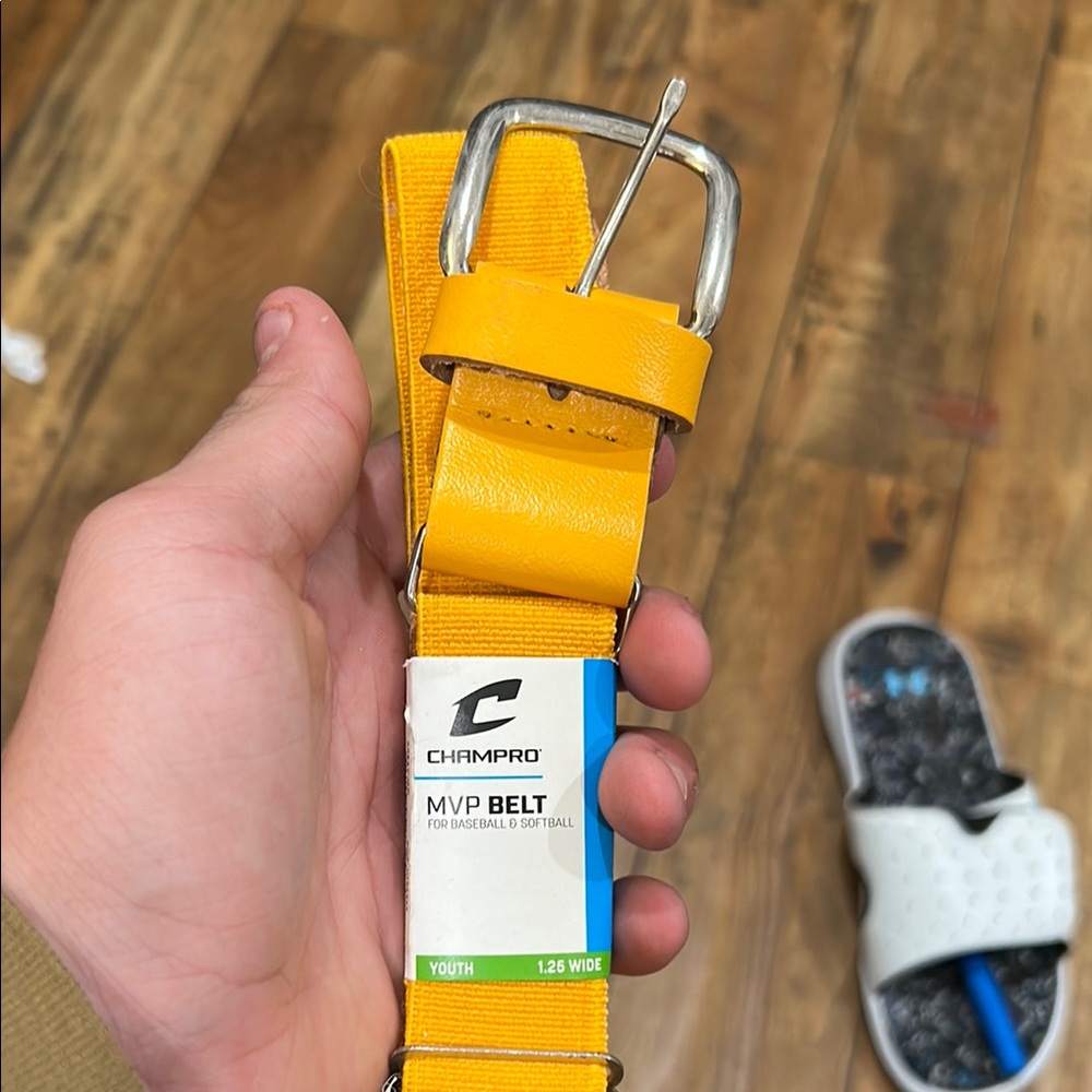 Yellow MVP Belt for Men